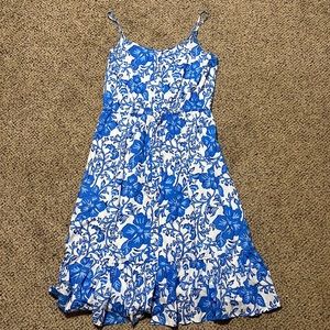 Vineyard Vines Blue Floral Dress